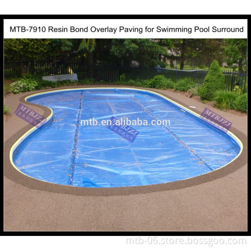 Resin Bonded Epoxy Paving for Swimming Pool Surround